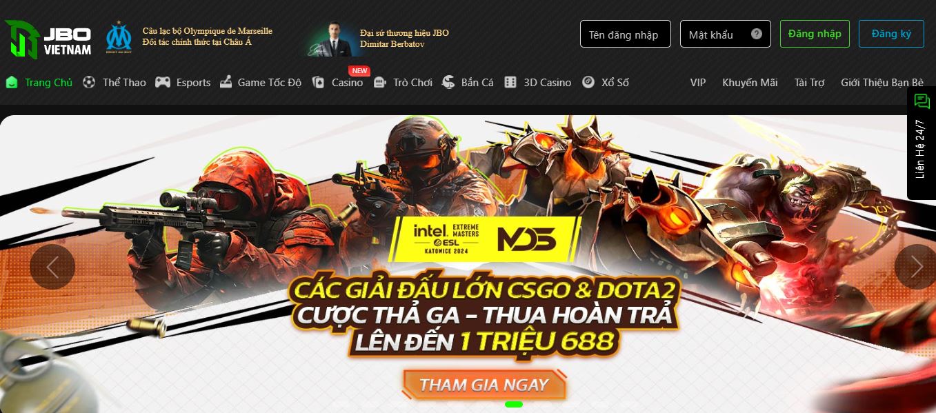 The le chuong trinh khuyen mai Esport Jbo moi nhat